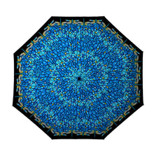 Load image into Gallery viewer, RainCaper - Tiffany "Dragonfly" Reverse Umbrella