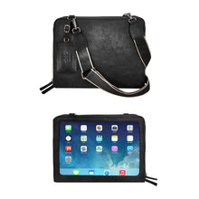 Load image into Gallery viewer, Tailored Tablet Case w/Pouch: Black