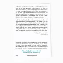 Load image into Gallery viewer, Benedictine Blessing Bracelet - Gold Medals Teal