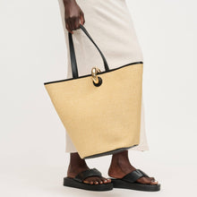 Load image into Gallery viewer, Raelynn Tote: Natural Black
