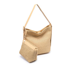 Load image into Gallery viewer, Jessica - Straw Tote: Natural
