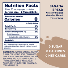 Load image into Gallery viewer, Sugar Free Banana Bread Syrup - 750ml
