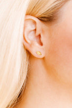 Load image into Gallery viewer, Screwback Stud Earrings - Football

