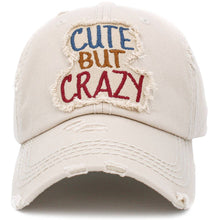 Load image into Gallery viewer, Cute But Crazy Vintage Ballcap: STN
