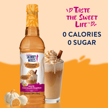 Load image into Gallery viewer, Sugar Free White Chocolate Pumpkin Syrup

