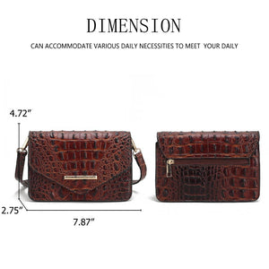 MKF Vanta Women's Saddle Crossbody Fashion Handbag.: Brown