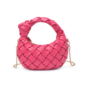 Nadia Woven Crossbody: Oatmilk