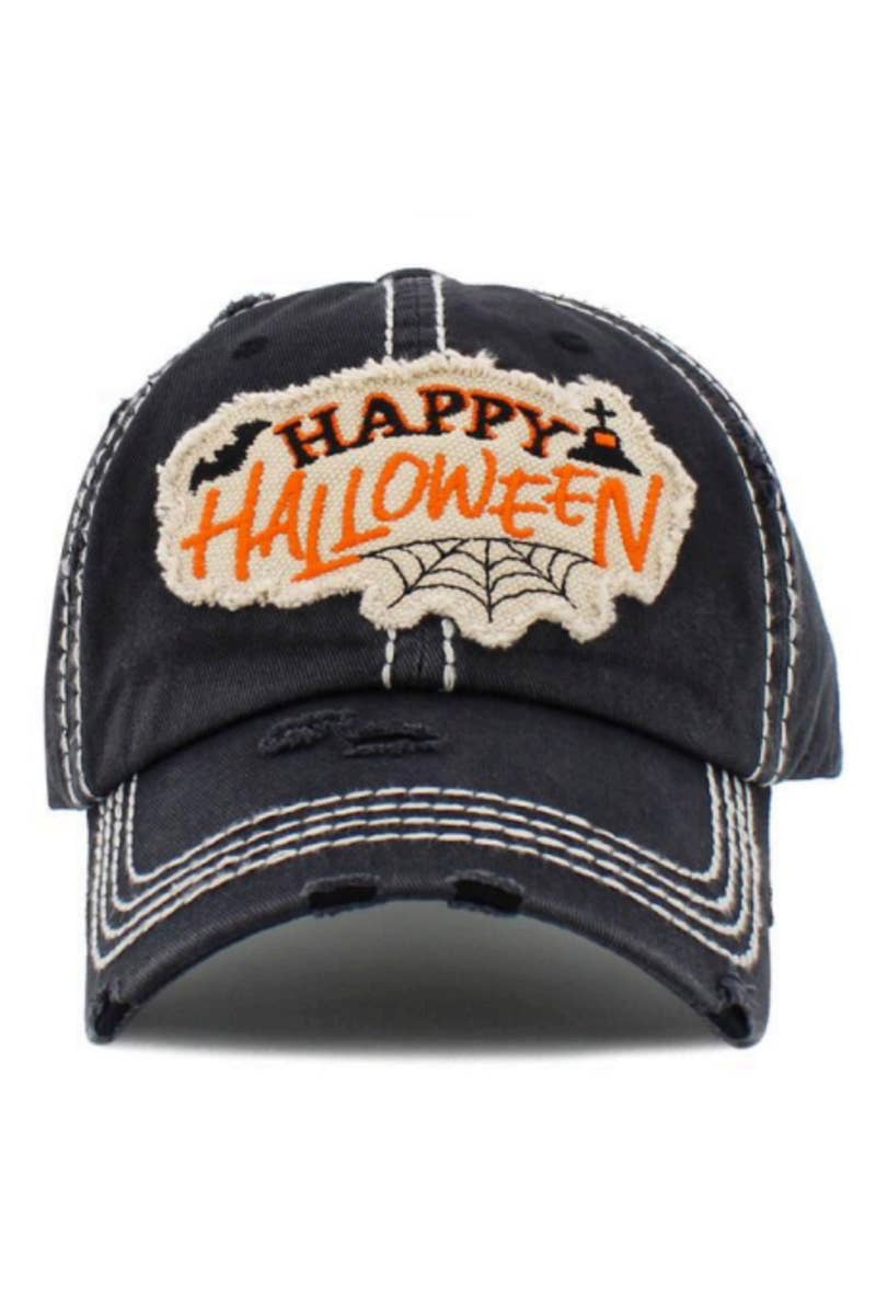 FASHION HALLOWEEN VINTAGE CAPS, Black