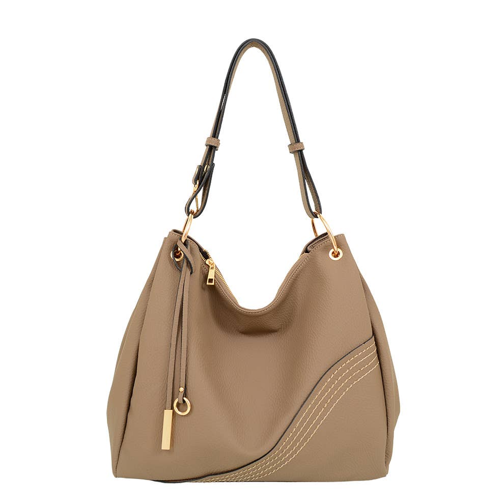 Mikayla Slouchy Hobo: Mocha