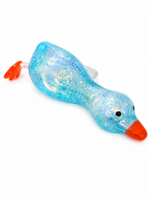 Load image into Gallery viewer, Pinching Duck Glitter Squishy Stress Toy
