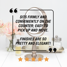 Load image into Gallery viewer, Lighted Makeup Mirror with Magnification: Chrome / Round / 8X/1X
