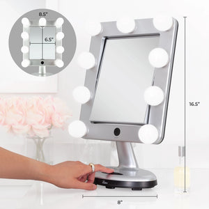 Zadro, Inc. - Melrose Led Variable Light Bluetooth Vanity Mirror