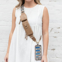 Load image into Gallery viewer, Zip &amp; Clip RFID Strap: Espresso (Hardware: Gold)
