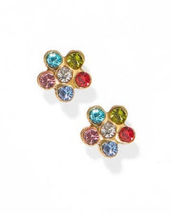 Screwback Stud Earrings - Lyla - Multi