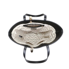 Load image into Gallery viewer, Raelynn Tote: Natural Black
