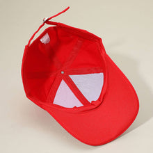 Load image into Gallery viewer, Bling Studded American USA Flag Baseball Cap: Red
