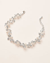 Load image into Gallery viewer, Alexa Pearl &amp; Crystal Bracelet: Rose Gold
