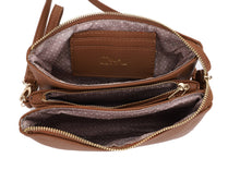 Load image into Gallery viewer, Multicompartment Mini Crossbody: Sand
