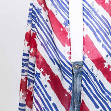 Load image into Gallery viewer, American USA Flag Vest Poncho
