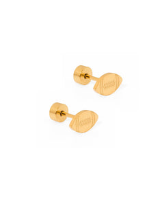 Screwback Stud Earrings - Football