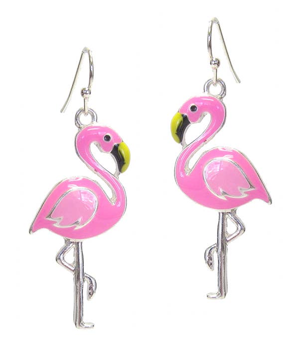 Flamingo earring