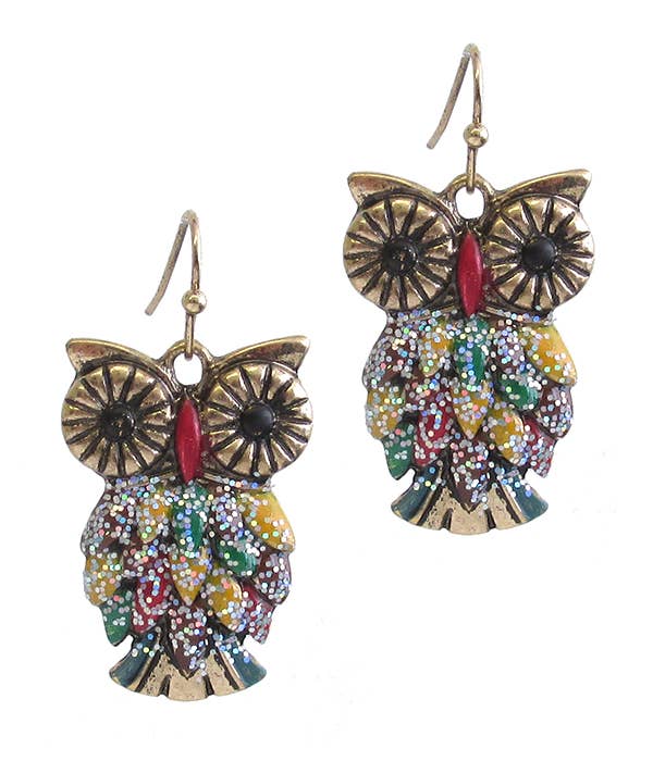 Owl earring
