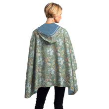 Load image into Gallery viewer, William Morris Golden Lily Rain Travel Cape
