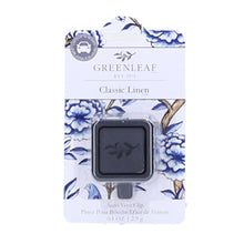 Load image into Gallery viewer, Classic Linen Car Freshener Auto Vent Clip
