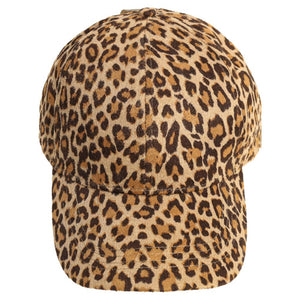 LEOPARD PRINT FASHION CAP HAT