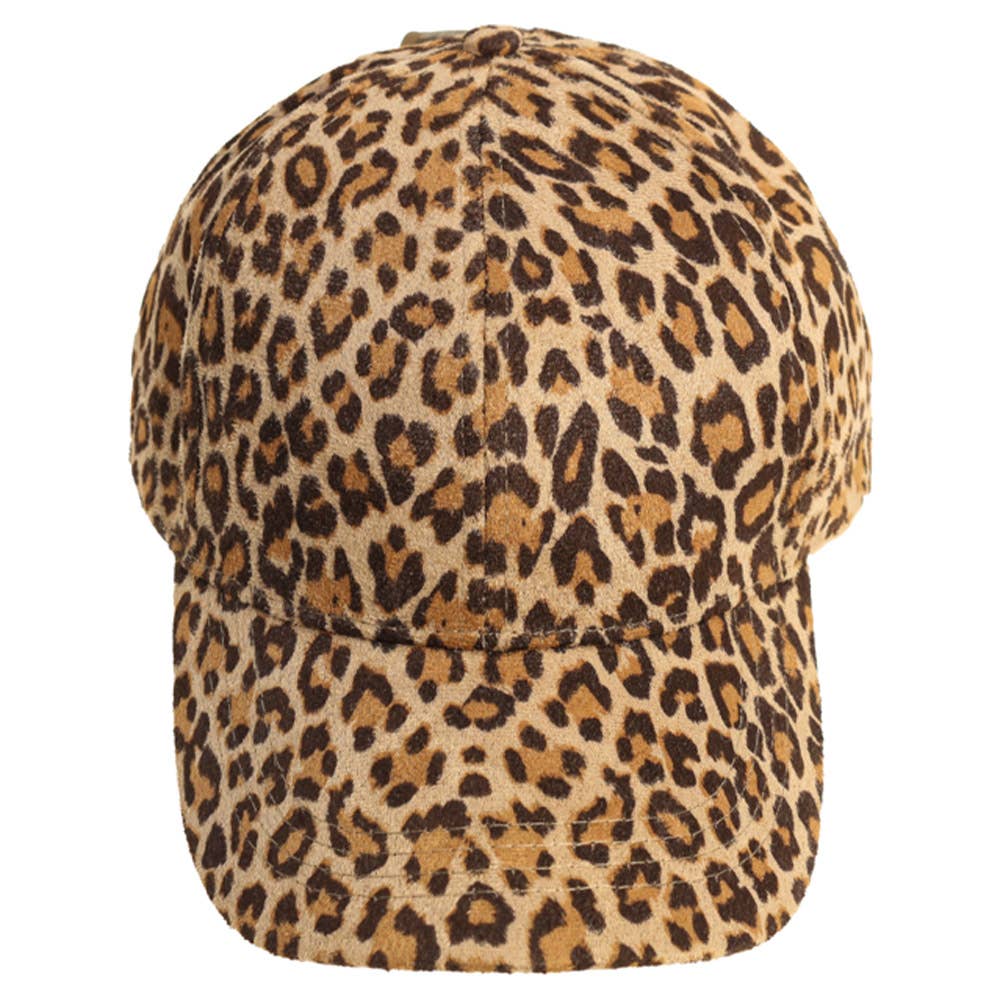 LEOPARD PRINT FASHION CAP HAT