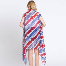 Load image into Gallery viewer, American USA Flag Vest Poncho
