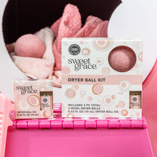 Load image into Gallery viewer, Sweet Grace Wool Dryer Ball Kit | Luxury Laundry, 3pk
