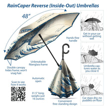Load image into Gallery viewer, Hokusai "The Great Wave" Reverse Umbrella
