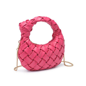 Nadia Woven Crossbody: Oatmilk