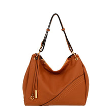 Load image into Gallery viewer, Mikayla Slouchy Hobo: Cognac
