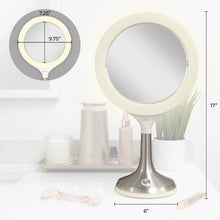 Load image into Gallery viewer, Mood Therapy Lighted Makeup Mirror with Magnification
