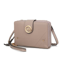 Load image into Gallery viewer, MKF Collection Sage Smartphone Wallet Convertible Bag by Mia: Rose Gold
