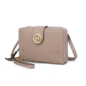 MKF Collection Sage Smartphone Wallet Convertible Bag by Mia: Rose Gold