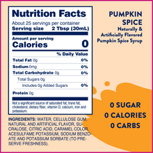 Load image into Gallery viewer, Sugar Free Pumpkin Spice Syrup
