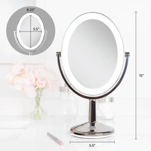 Load image into Gallery viewer, Zadro, Inc. - Huntington LED Oval Rechargeable Vanity Mirror
