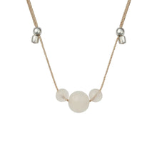 Load image into Gallery viewer, HyeVibe Multi Gemstone Necklace -Rose Quartz on Silver
