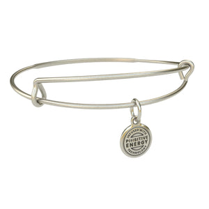 You Are My Everything Bangle Antique Silver