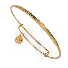 Load image into Gallery viewer, Best Friends Bangle Antique Gold

