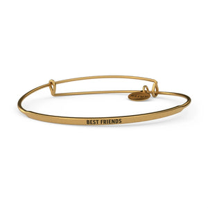 Best Friends Bangle Antique Gold