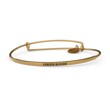 Load image into Gallery viewer, Forever Blessed Bangle Antique Gold
