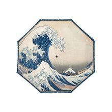 Load image into Gallery viewer, Hokusai "The Great Wave" Reverse Umbrella
