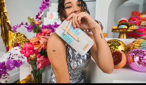 Consuela Card Organizer, Celeste