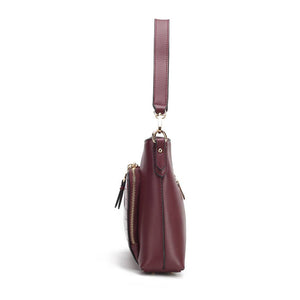 Anayra Shoulder Handbag, Crossover Women by Mia K: Taupe