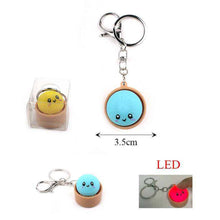 Load image into Gallery viewer, Mystery LED Light Up Bao Steam Bun Clicker Bag Charm Keychains
