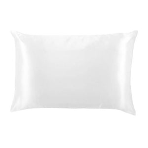 Solid Silky Satin Pillowcase Lucent Cloud